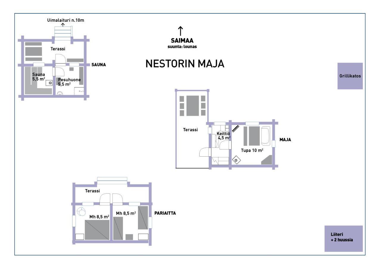 Vila Nestorin Maja Puumala Exteriér fotografie